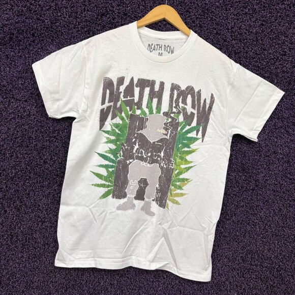 Death Row Records Chronic Throne Rap Record Label T-Shirt M - Picture 3 of 4